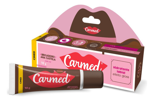 Kit 2 Carmed Maçã Do Amor E Brigadeiro Hidratante Labial 10g