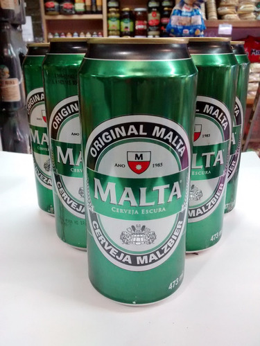 Cerveza Malta Malzbier(igual A Brhama) X 6 Unidades,473 Ml