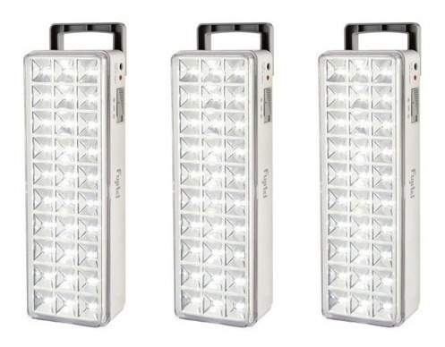 Lampara Emergencia Fujitel 30 Led Litio 3 Unid / Superstore