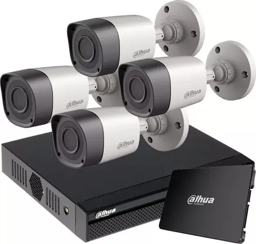 comprar Kit Seguridad Dahua Dvr 8 Ch + 4 Cámaras 2mp + 1tb Ssd