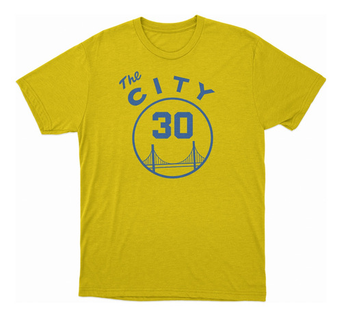 Remera Basket Nba Golden State Warriors Logo The City