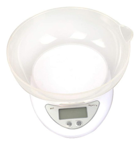 Balanza Digital Pesa Cocina  Bowl Medidor Repostería  5kg