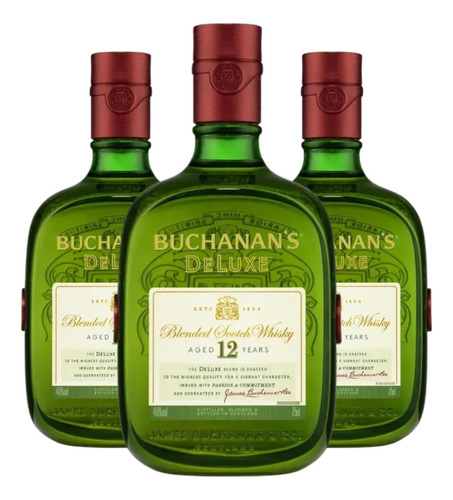 Whisky Buchanans Pack X3