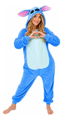 "Conforto e Estilo: Pijama Kigurumi Stitch 🌟"
