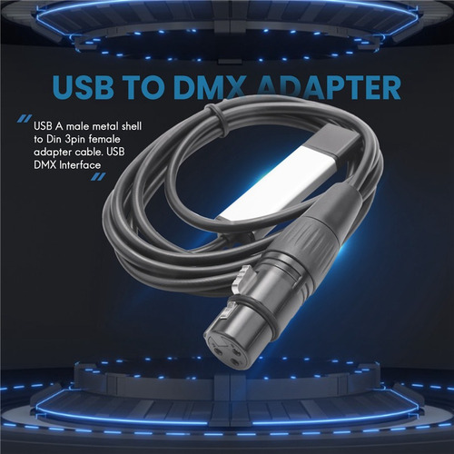 I Adaptador De Interfaz Dmx512 Usb Dmx Control De