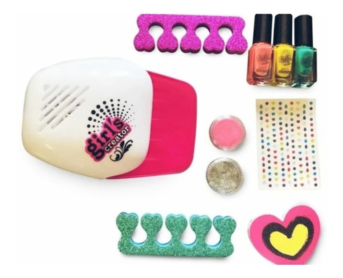 Juego De Belleza Kit Manicure Uñas Para Niñas