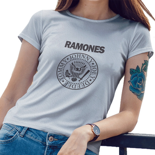 Remera Algodón Premium Ramones Dtg - 44