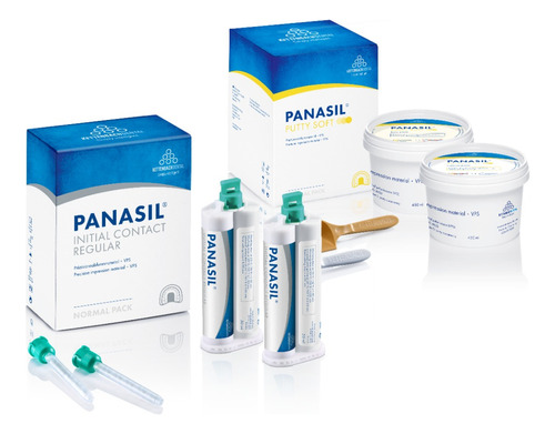 Combo Panasil Putty Soft 400 + 2 Panasil Initial + 2 Cubetas