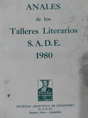 Anales De Los Talleres Literarios S. A. D. E. 1980