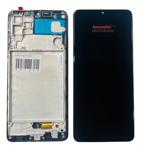 Display Touch Compativel A32 4g A325m Oled C/aro E Biometria