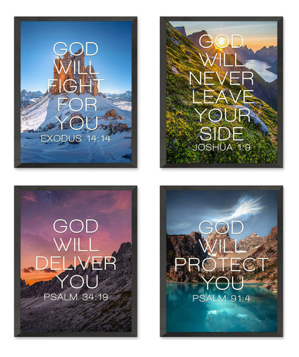 Serie God Will, Set 1, Inspirational Mountain Photography Pr