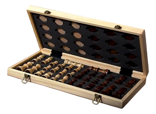 . Juego De Ajedrez De Madera, Juegos Educativos, Regalo De