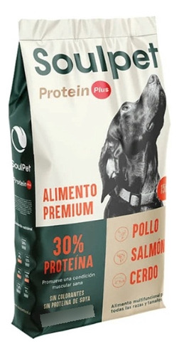  Soulpet Protein Plus 15kg Alimento Super Premium Perros