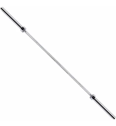 Barra Plana Ol mpica B sica Fitness Gym Crossfit 2.2m 35 Lb
