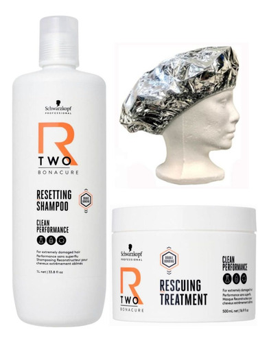 Shampoo Resetting 1lt Tratamiento Rescuing 500ml Schwarzkopf