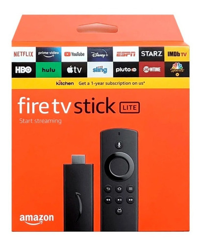 Amazon Fire Tv Stick Lite Strat Streaming Black