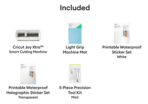 Kit De Máquina De Corte Cricut Joy Xtra-sticker C/accesorios