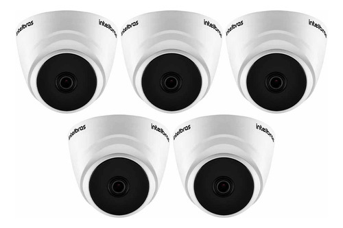 Kit 5 Câmeras Intelbras Vhd 1220 Dome G7 Full Hd Multi Hd