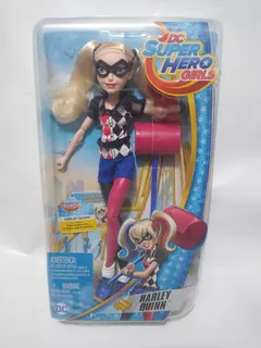 Harley Quinn Muñeca Accion Dc Super Hero Girls Mattel 2016