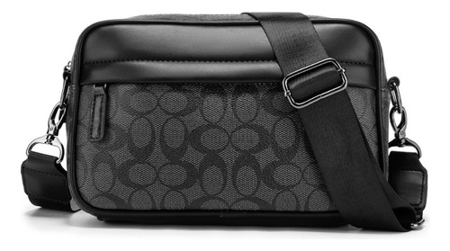 Bolso desmontable de estilo casual para hombre color negro