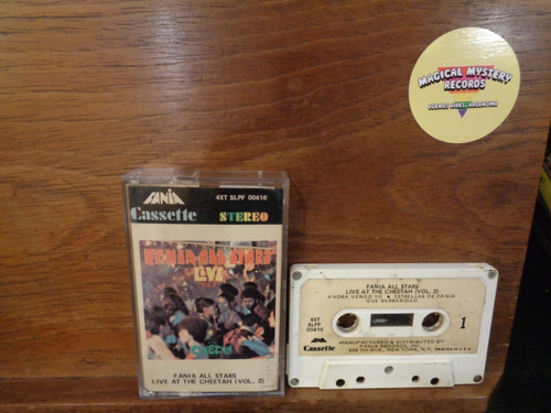 Fania All Stars Live At The Cheetah Vol. 2 Cassette Usa Pop