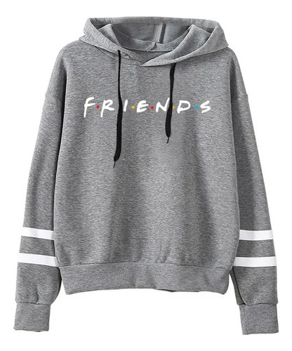 Sudadera De Manga Larga Con Capucha Estampada Friends Para M