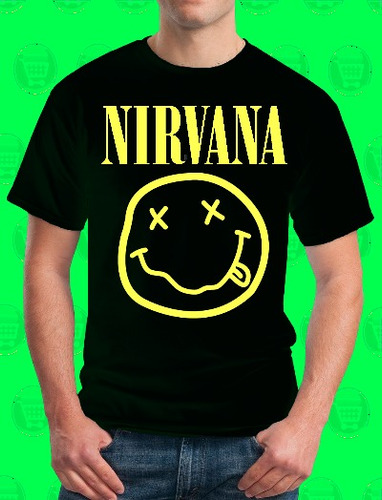 Camiseta Hombre Estampado Personalizado Nirvana Nevermind