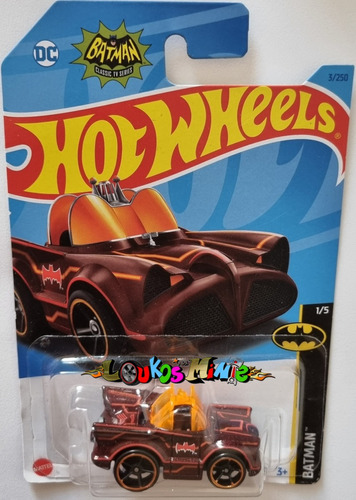 Hot Wheels Classic Tv Series Batmobile Batman 3/250 Lacrado