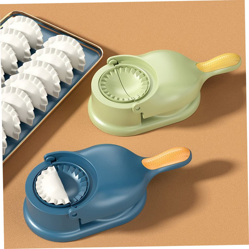 Prensa De Masa Dumpling Maker 2 En 1 Verde