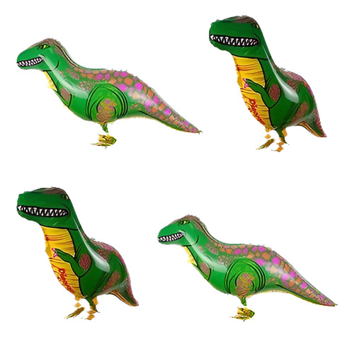 Dinosaurio Verde Globos Caminando Globo Niños Decoración De 