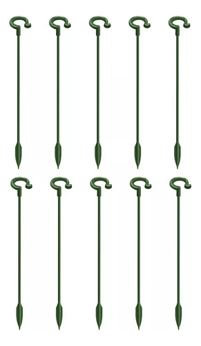 Suporte De Folhas De Plantas Fixo Anti-queda De 17 Cm, 10 Pe