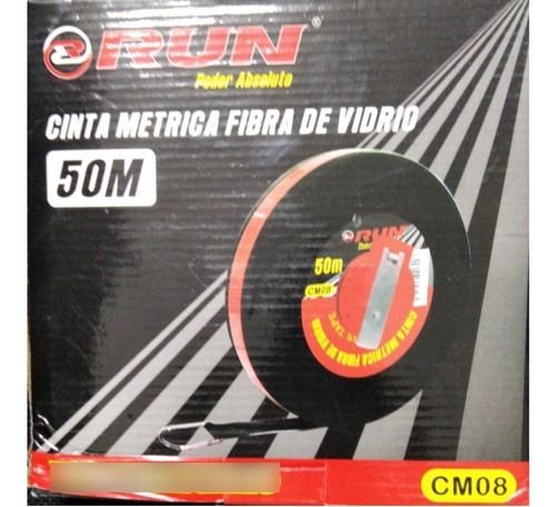 Cinta Métrica   Run De Fibra De Vidrio 50mts Cm08  