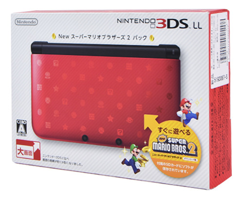 Consola Nintendo 3ds Ll New Super Mario Bros 2 En Caja