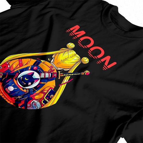 Imagen 2 de 6 de Remera Algodón Sailor Moon - Moon