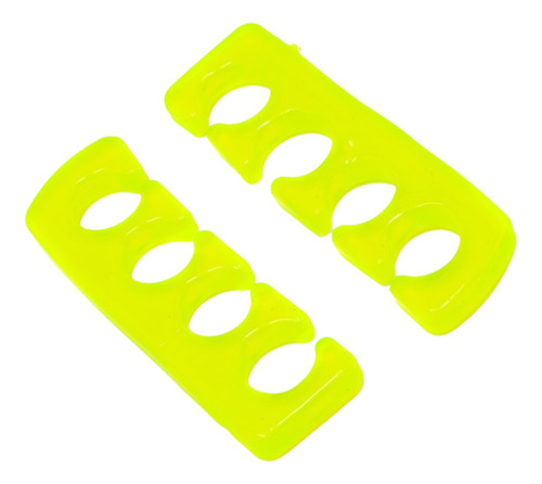 Separador De Dedos De Pies Silicon 1 Par Para Pedicure Color Al Azar