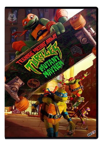 Tortugas Ninja Caos Mutante Tmnt Mutant Mayhem Pelicula Dvd