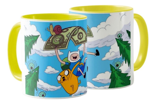 Mug Hora De Aventura Siempre Juntos  Taza Ceramica 11onz