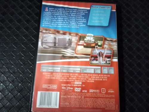 Dvd - Herbie - Meu Fusca Turbinado - Filme Original (Usado)