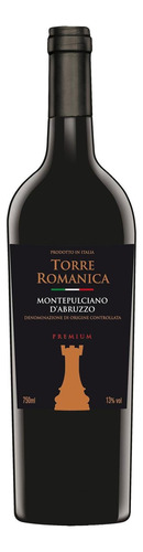 Vinho Italiano Torre Romanica Montepulciano Premium Tinto