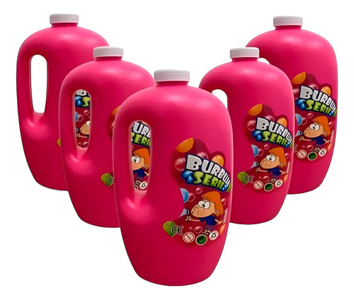 Liquido Para Burbuja Maquina Burbujas 5 Liquidos Pack 1 Litr