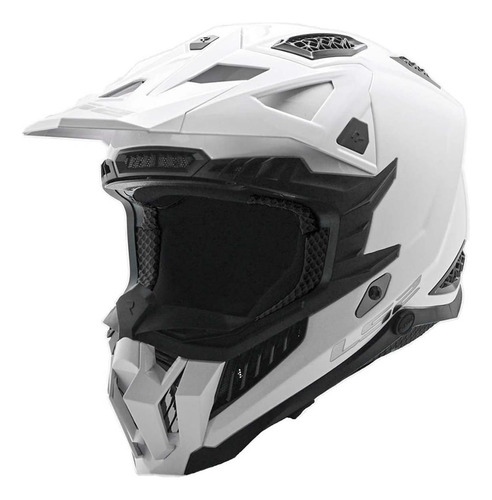 Cascos Ls2 X-force Mx Off Road Helmet (white Gloss-x-small)