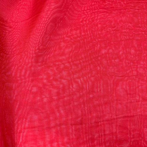 Tela Voile 1 Metro X 3,0 Ancho Ideal Cortinas Decoracion Rojo Liso