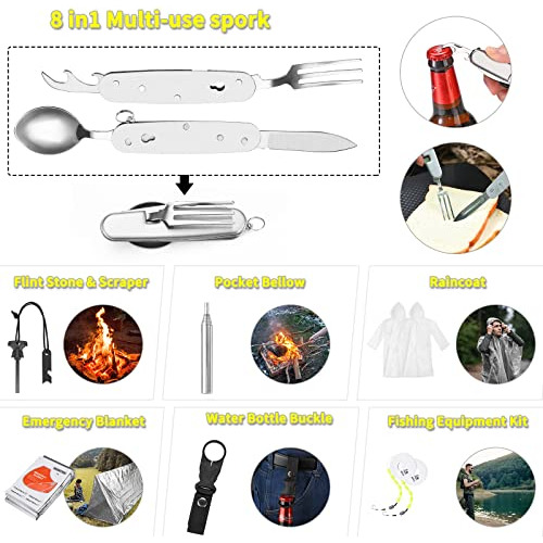 Kit De Supervivencia De Emergencia Y Botiquín De Prime...