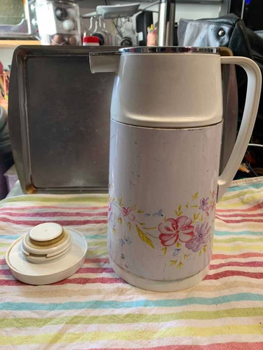 Termo Antiguo Pico De Jarra Con Botón De Válvula (café,agua)