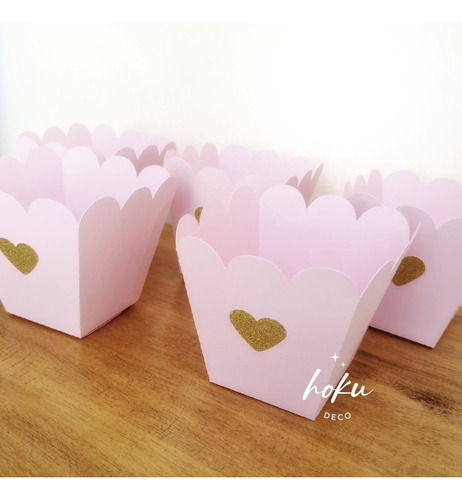 Imagen 1 de 1 de Pack De 5 Cajas Para Pochoclos - Candy Bar
