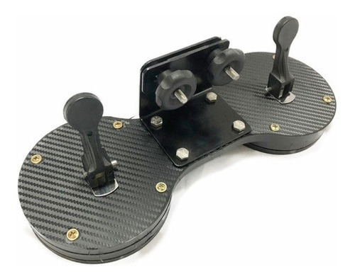 Imagem 3 de 6 de Rack De Teto Pace Com Ventosas Duplo Carbon Bike Eixo 15mm