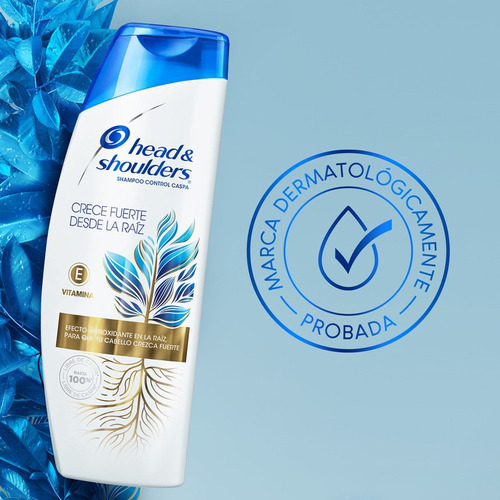 Imagen 7 de 9 de Shampoo Head & Shoulders Crece Fuerte Desde La Raíz X 375 Ml