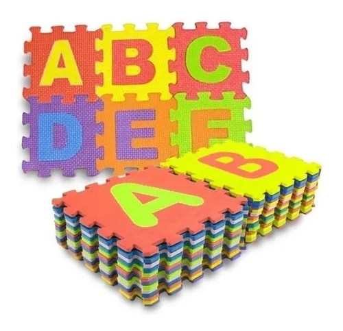 18 Piezas Alfombra Puzzle para Bebés y Niños - 30x30 Suelo Goma EVA Tapete  Juego