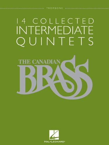 14 Collected Intermediate Quintets Trombone