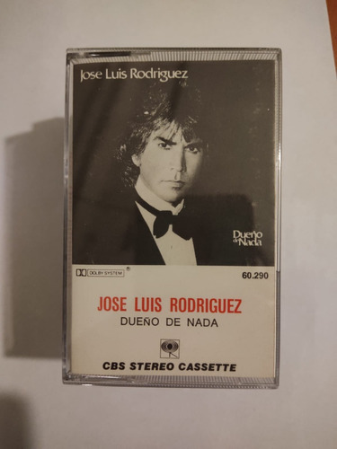 Cassette José Luis Rodríguez Dueño De Nada